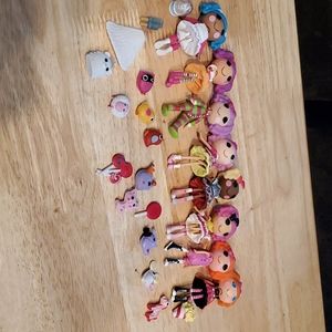 Lallaloopsy dolls and their pets/accessory
